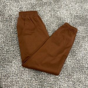 Brown Sweat Pants